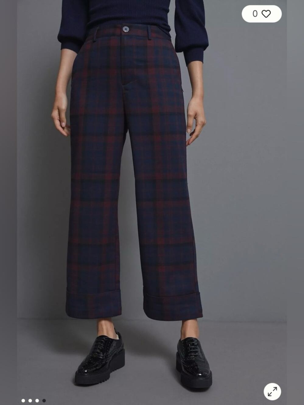 NEW Scotch & Soda Starwatcher Plaid Trousers XS